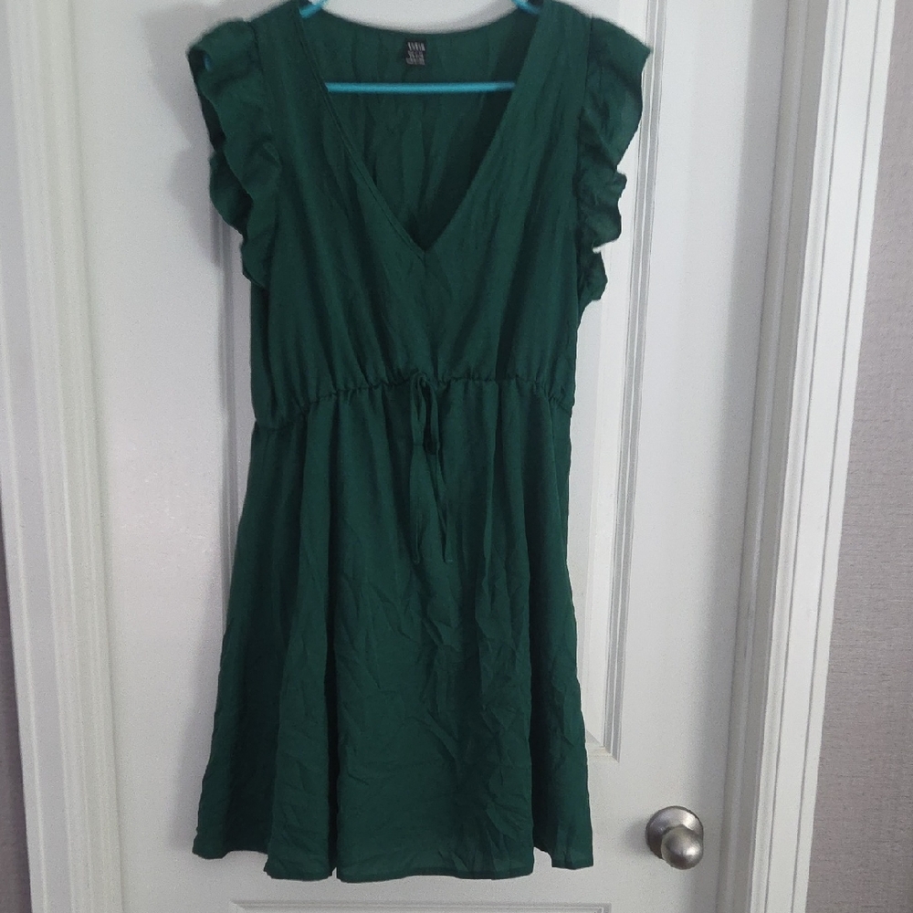SHEIN Teal Green Blouse